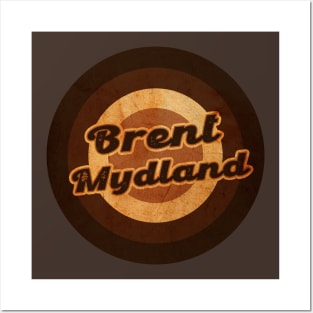 brent mydland Posters and Art